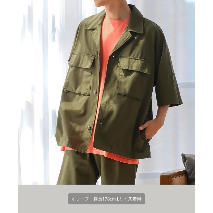 シャツ メンズ 半袖シャツ セットアップ対応 CPOジャケット | improves | 04