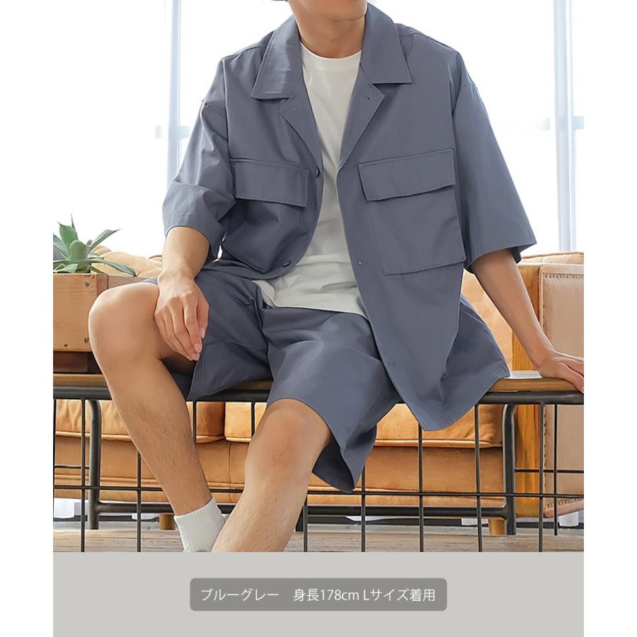 シャツ メンズ 半袖シャツ セットアップ対応 CPOジャケット | improves | 05