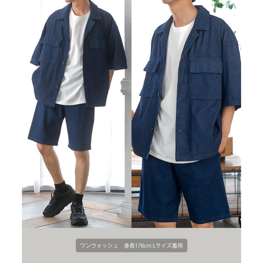 シャツ メンズ 半袖シャツ セットアップ対応 CPOジャケット | improves | 09