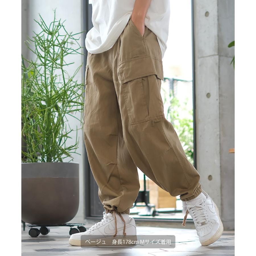 カーゴパンツ メンズ ワイドパンツ チノパン | improves | 11