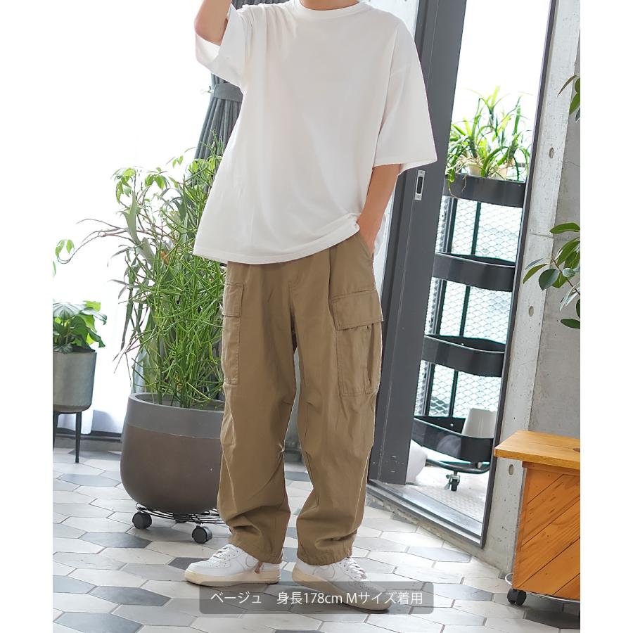 カーゴパンツ メンズ ワイドパンツ チノパン | improves | 12