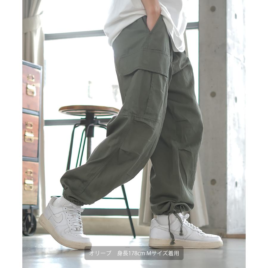 カーゴパンツ メンズ ワイドパンツ チノパン | improves | 15