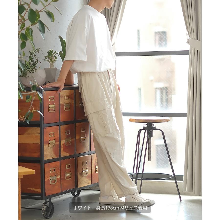 カーゴパンツ メンズ ワイドパンツ チノパン | improves | 04