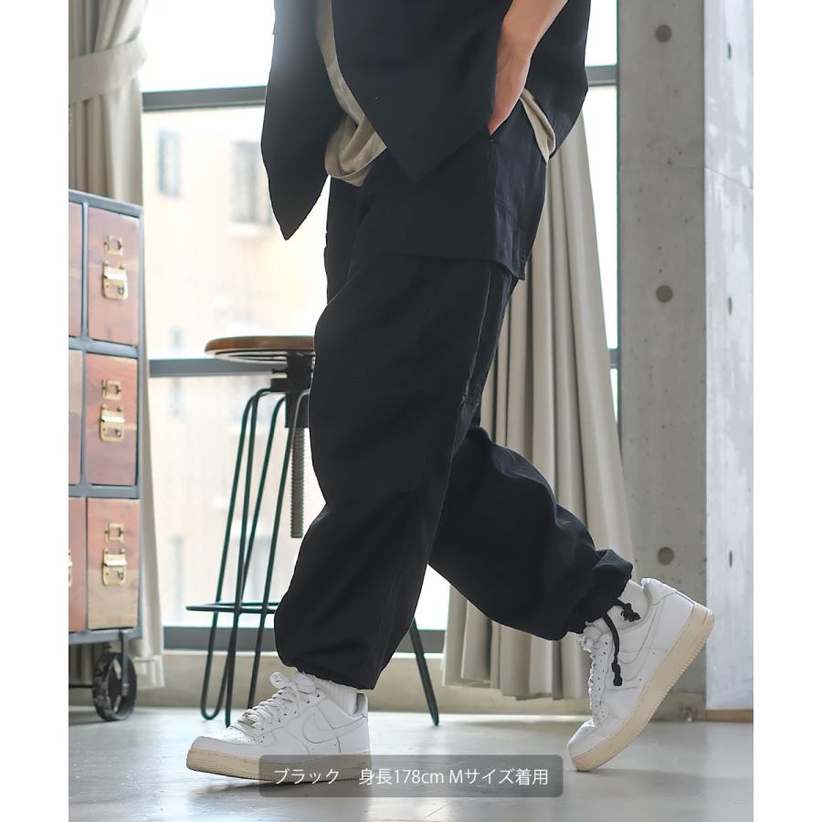 カーゴパンツ メンズ ワイドパンツ チノパン | improves | 07