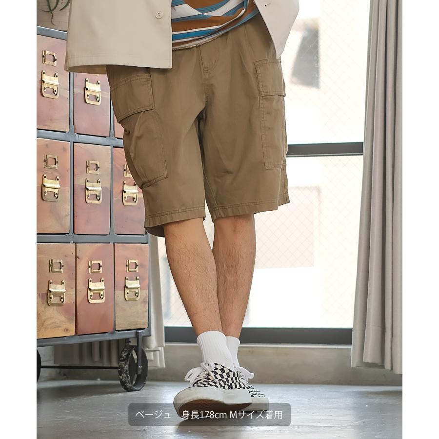 カーゴショートパンツ ベージュ ダンボールカーゴショートパンツ