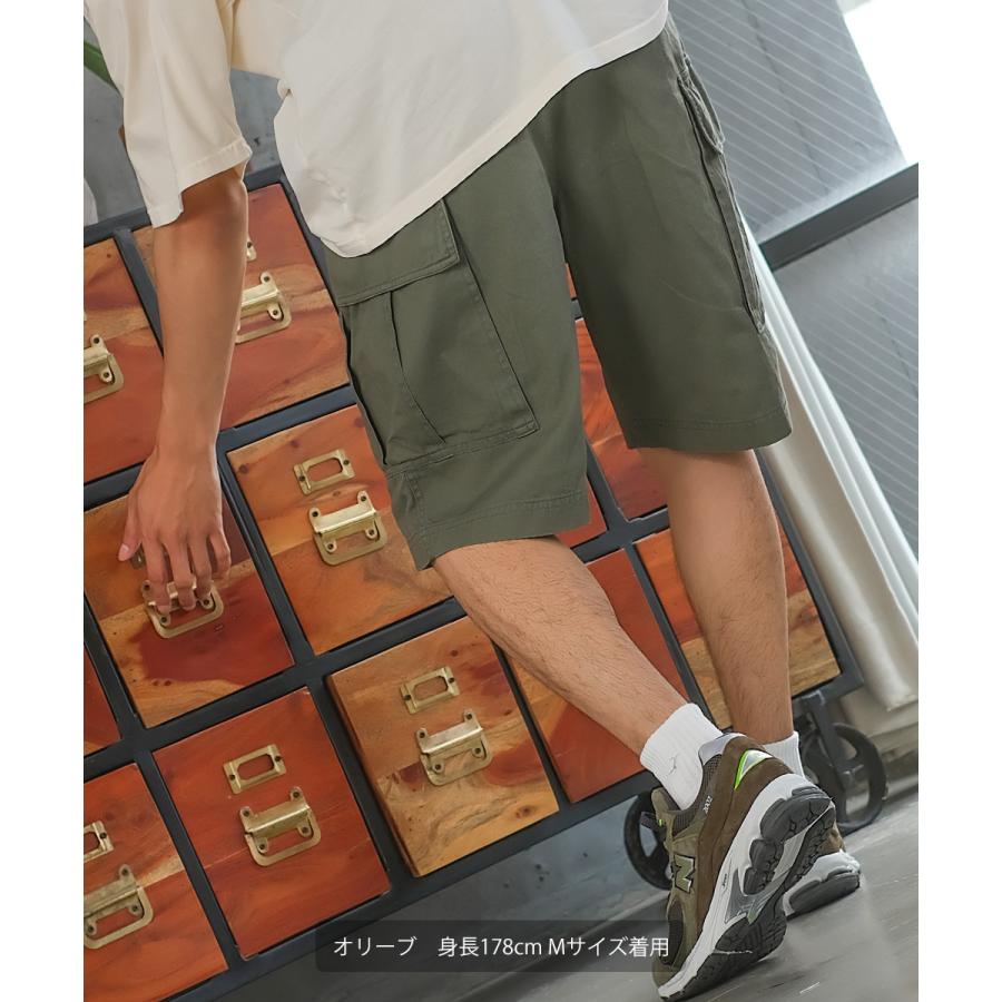 ハーフパンツ メンズ ショートパンツ カーゴパンツ ワイドパンツ チノパン | improves | 14