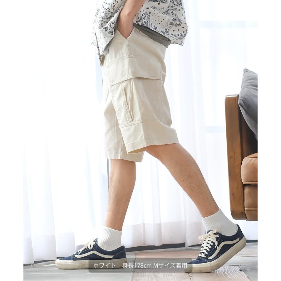 improves ハーフパンツ メンズ ショートパンツ カーゴパンツ