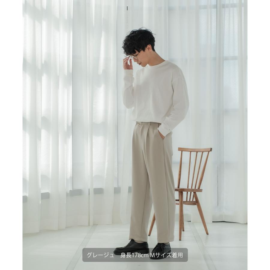 セットアップ対応 ワイドパンツ メンズ イージーパンツ スラックス | improves | 10