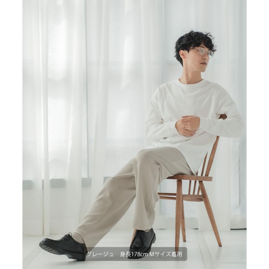 セットアップ対応 ワイドパンツ メンズ イージーパンツ スラックス | improves | 11
