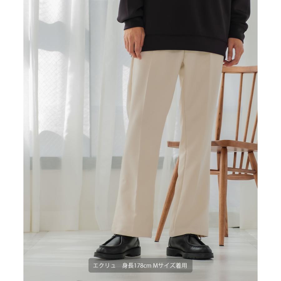 improves フレアパンツ メンズ フレアーパンツ ワイドパンツ