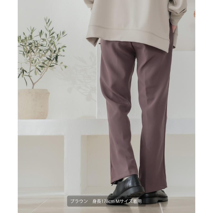 フレアパンツ メンズ フレアーパンツ ワイドパンツ スラックス キレイめ | improves | 12