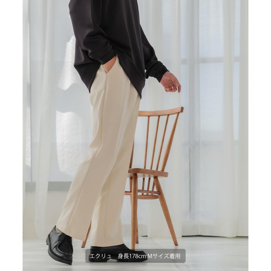 フレアパンツ メンズ フレアーパンツ ワイドパンツ スラックス キレイめ | improves | 02