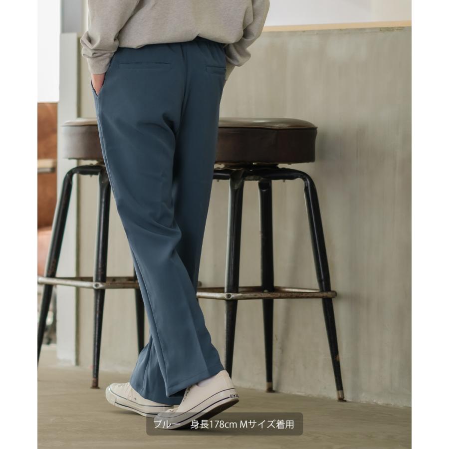 フレアパンツ メンズ フレアーパンツ ワイドパンツ スラックス キレイめ | improves | 05