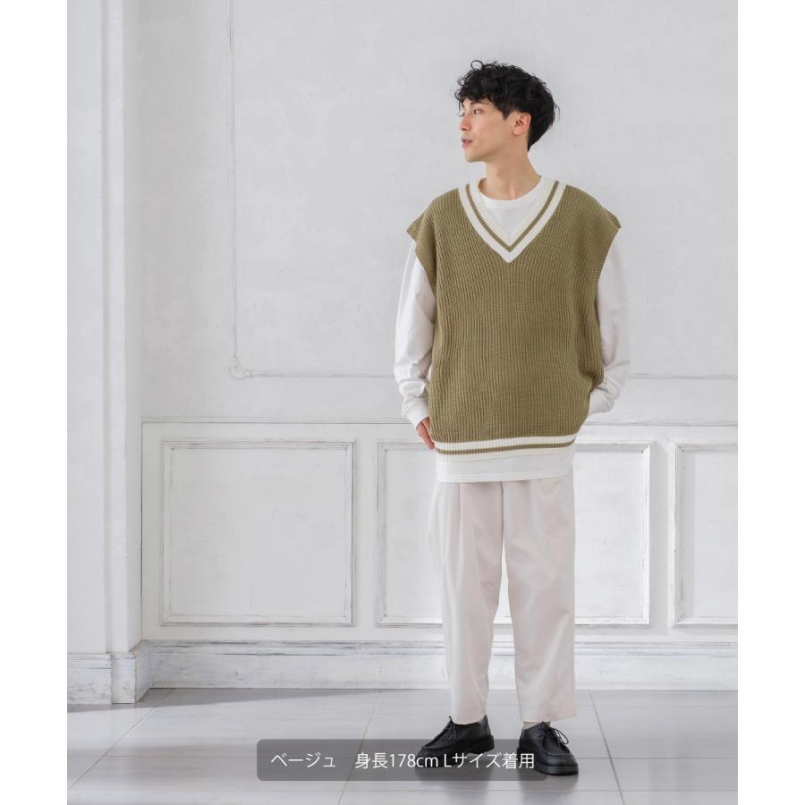 ますぽんさま専用。UpcycleLino ノーカラー ビッグシルエット ベスト ますぽんさま専用。UpcycleLino ノーカラー ビッグシルエット ベスト