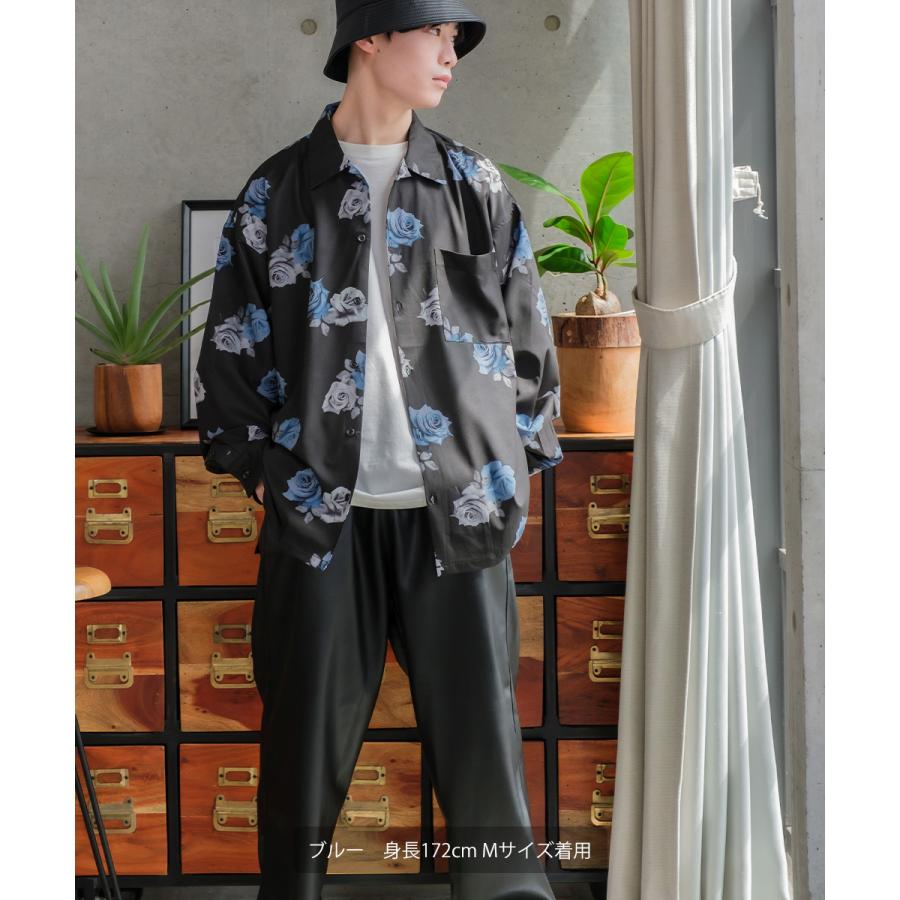 improves（インプローブス） シャツ メンズ 長袖 開襟シャツ オープン