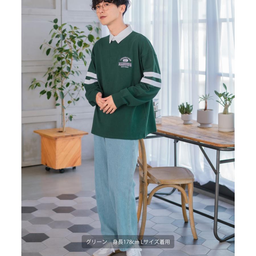 ラガーシャツ　長袖　L カンタベリー 長袖 ラガーシャツ メンズ canterbury ロング