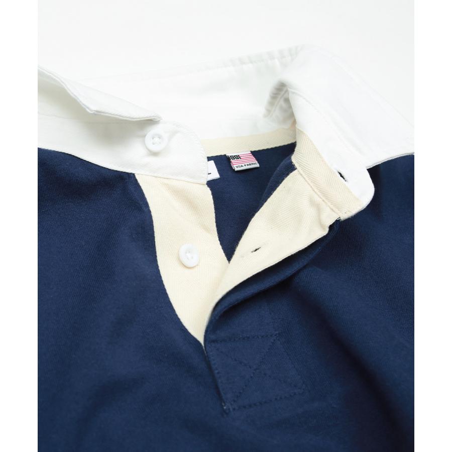 improves（インプローブス） ラガーシャツ 長袖 ボーダー バイカラー