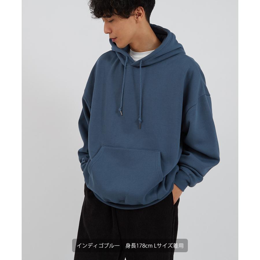 improves パーカー メンズ 12色展開 裏起毛 プルオーバー ビッグ