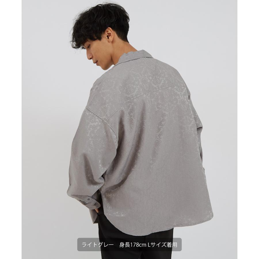 INTERIM 開襟 インテリム オーバーサイズ　長袖シャツ INTÉRIM インテリム HYPER BIG VISCOSE CHECK OPEN COLLAR SHIRT