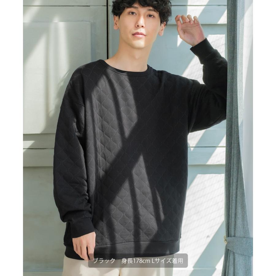 improves（インプローブス） キルティングスウェットトレーナー メンズ