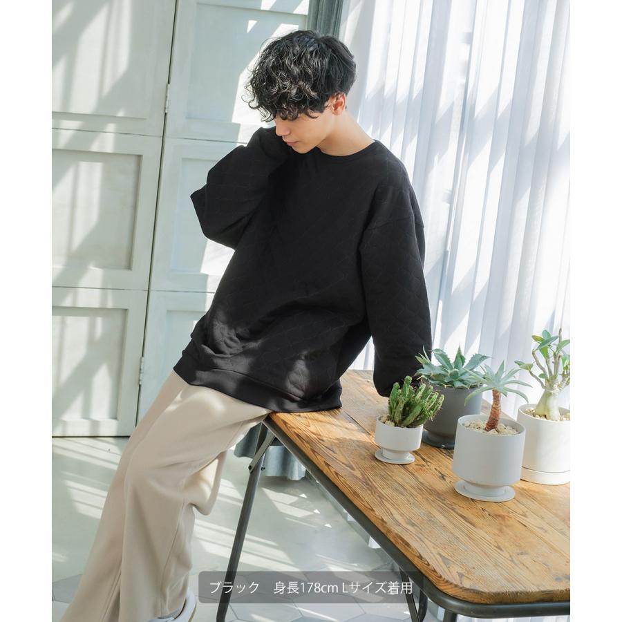 improves（インプローブス） キルティングスウェットトレーナー メンズ