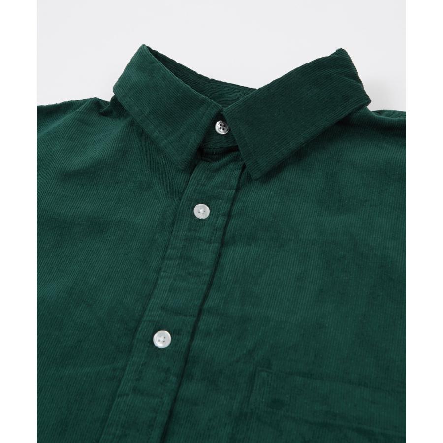 シャツ メンズ コーデュロイ レギュラーカラー コーデロイ ビッグシルエット オーバーサイズ ゆったり 大きいサイズ | improves | 18