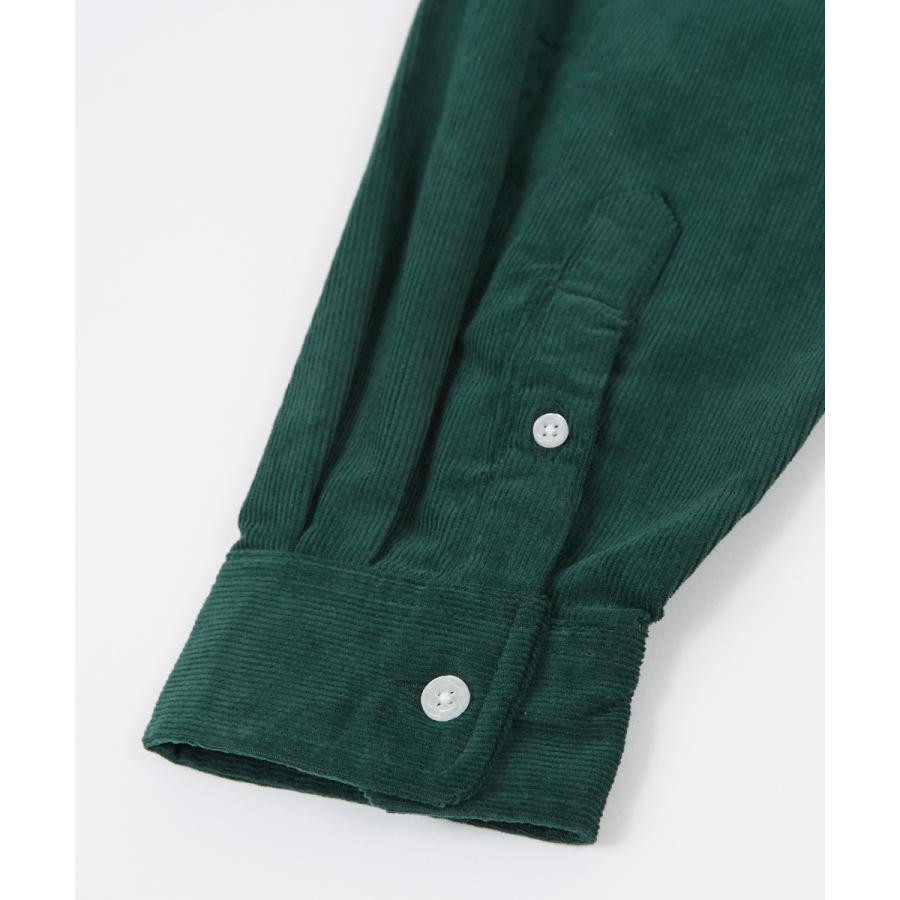 シャツ メンズ コーデュロイ バンドカラー ビッグシルエット オーバーサイズ ゆったり 大きいサイズ | improves | 18