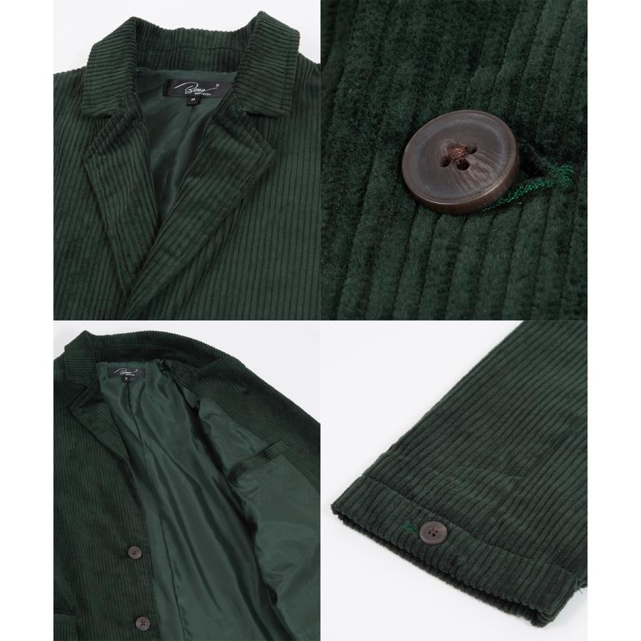 テーラードジャケット メンズ セットアップ対応 コーデュロイ コーデロイ アウター ビッグシルエット ゆったり 大きいサイズ | improves | 19