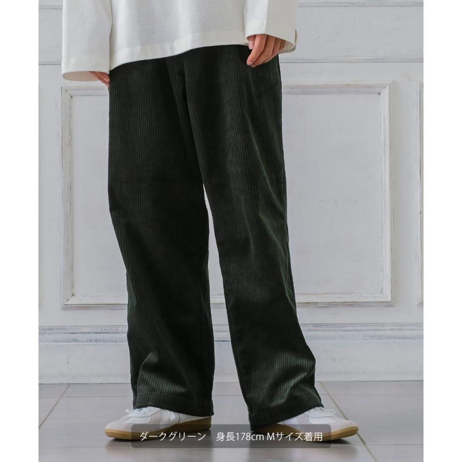 【セットアップ対応】コーデュロイワイドパンツ メンズ コーデロイ タックパンツ イージーパンツ ビッグシルエット ゆったり 大きいサイズ | improves | 11