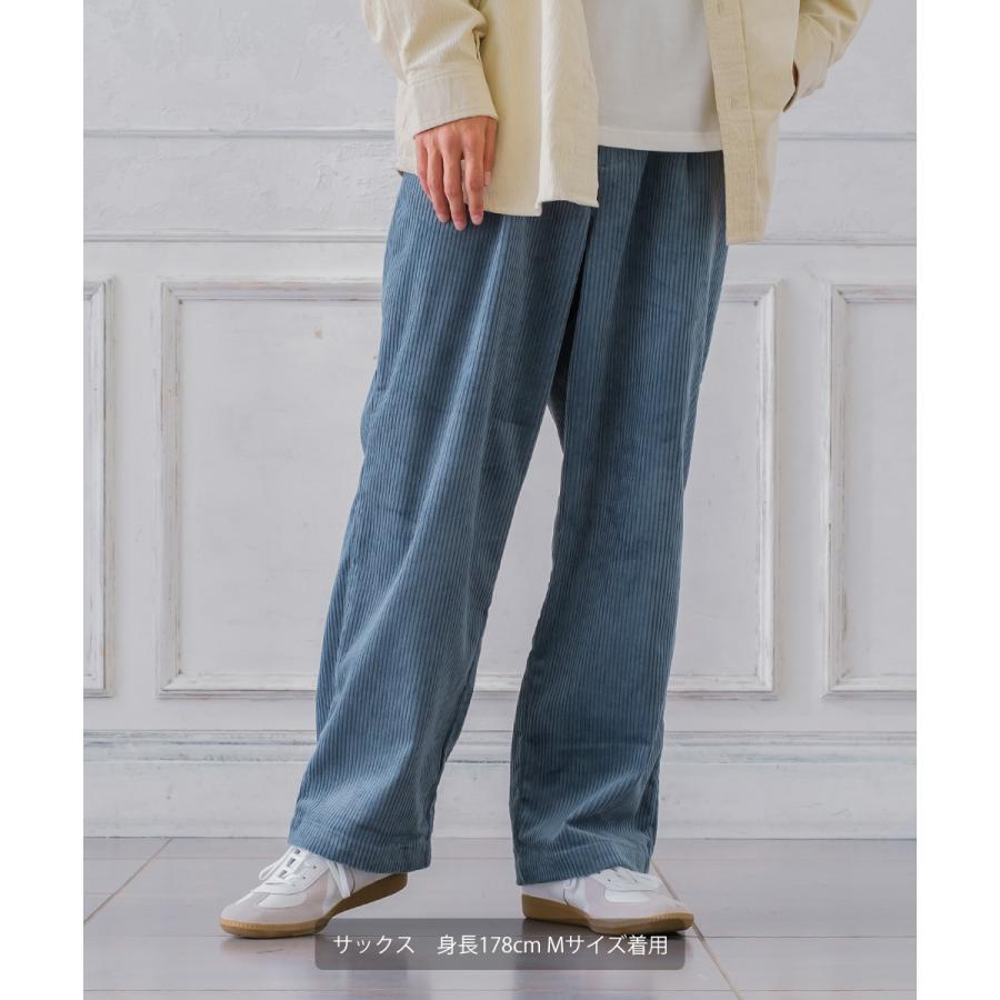 【セットアップ対応】コーデュロイワイドパンツ メンズ コーデロイ タックパンツ イージーパンツ ビッグシルエット ゆったり 大きいサイズ | improves | 14