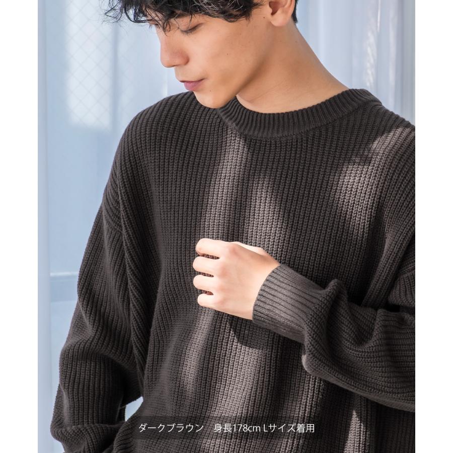 improves（インプローブス） オーバーサイズニットセーター メンズ