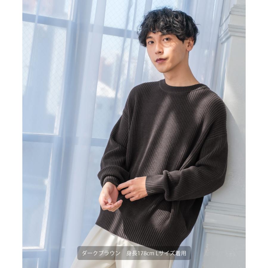 improves（インプローブス） オーバーサイズニットセーター メンズ