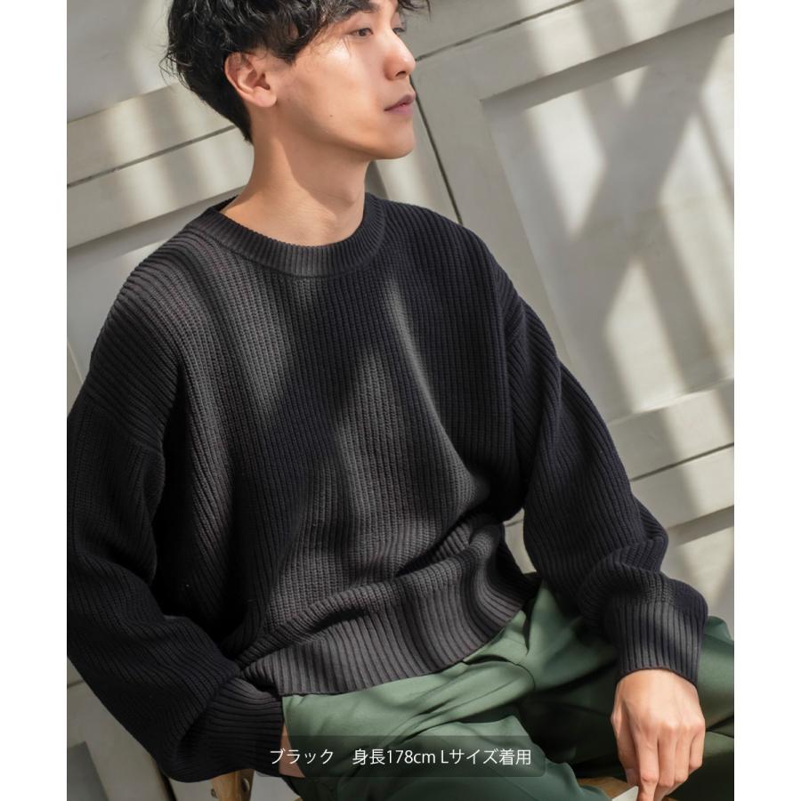 improves（インプローブス） オーバーサイズニットセーター メンズ