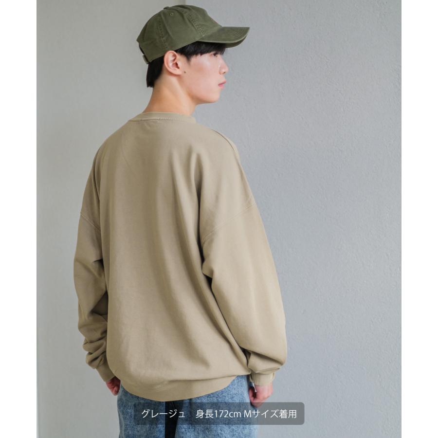 improves ロゴスウェットトレーナー メンズ カレッジロゴ クルーネック