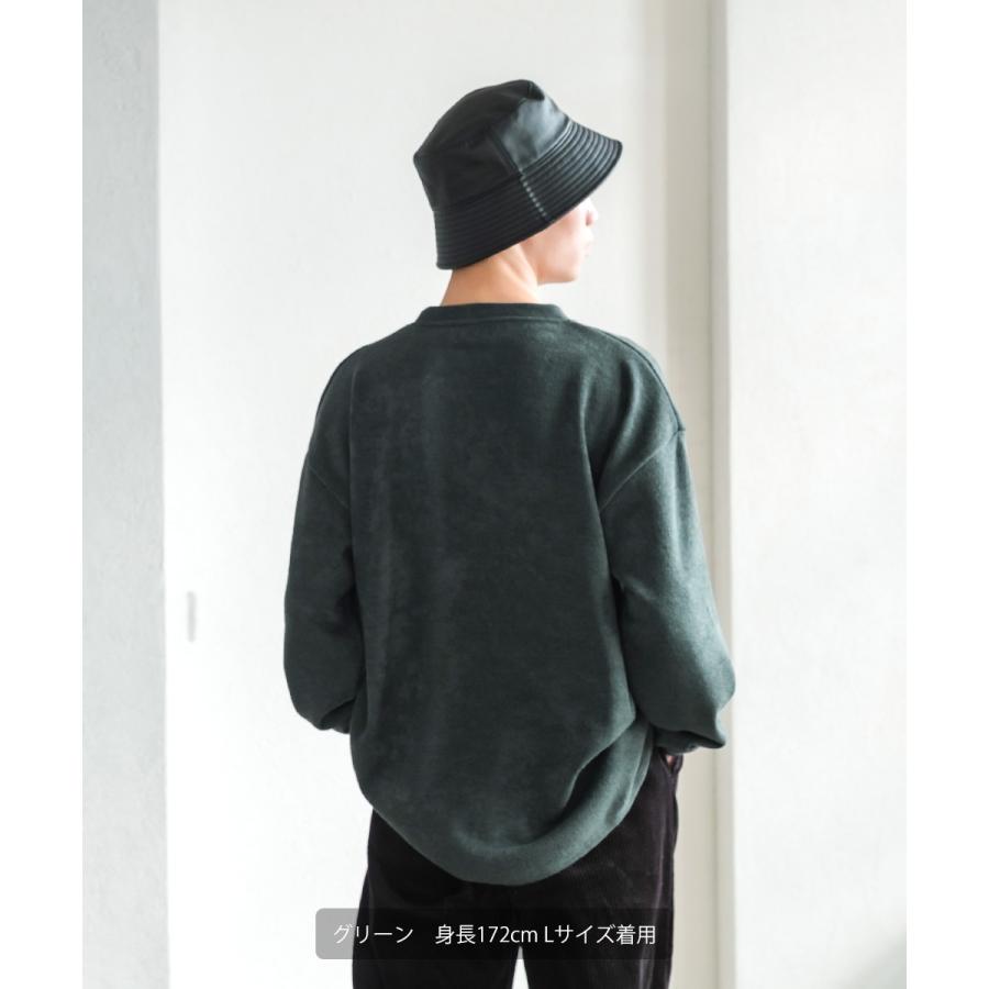 サガラ刺繍ニットソー メンズ アニマルベア刺繍 ニット クルーネック 長袖 オーバーサイズ ゆったり アメカジ カジュアル | improves | 10