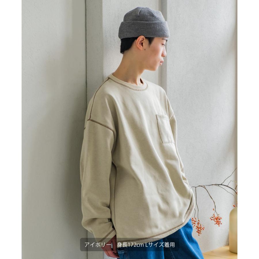 improves（インプローブス） トレーナー メンズ 配色ステッチ