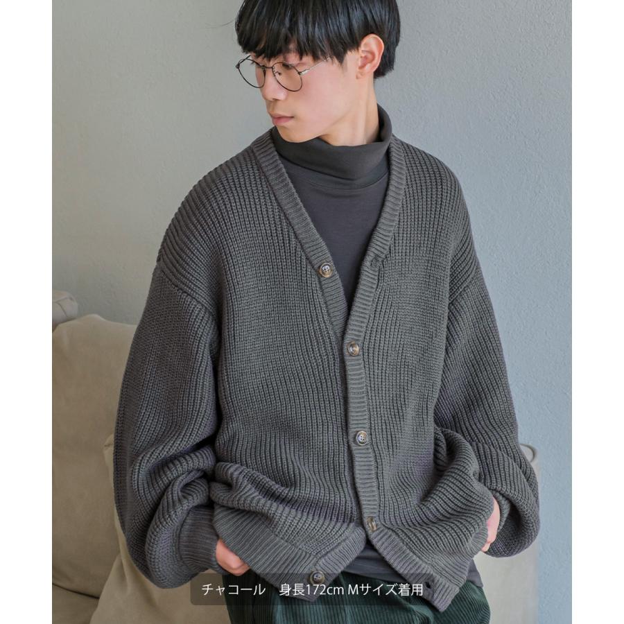 improves アクリルバルキー畔ニット バルーンスリーブ Vネック