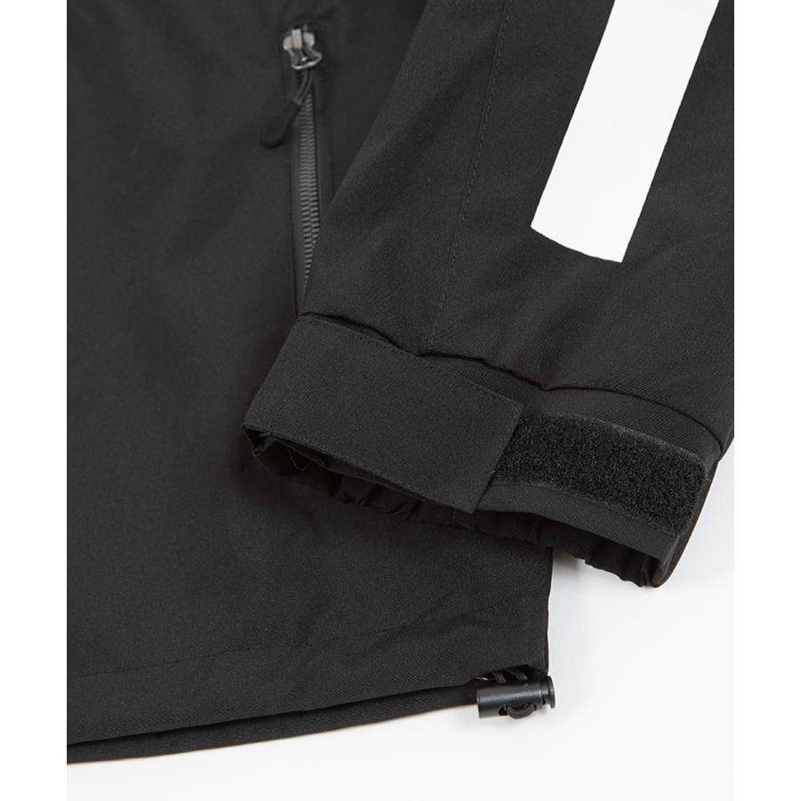 袖ロゴプリントフードブルゾン メンズ 防風 防水 ウインドブレーカー パーカー ジャケット ビッグシルエット オーバーサイズ 大きいサイズ 韓国ファッション | improves | 16