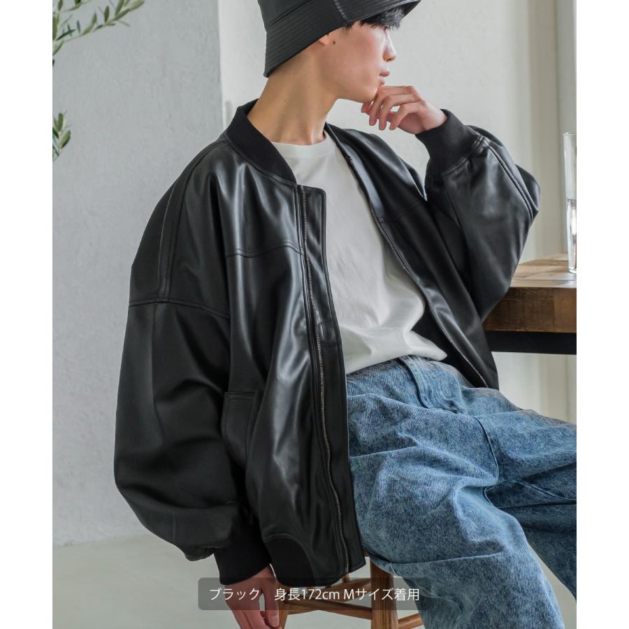 極美品 MA-1 フライトジャケット（ボンバー・ボマー ） メンズ L ブラック 楽天市場】ビッグシルエットMA-1ジャケット メンズ レディース
