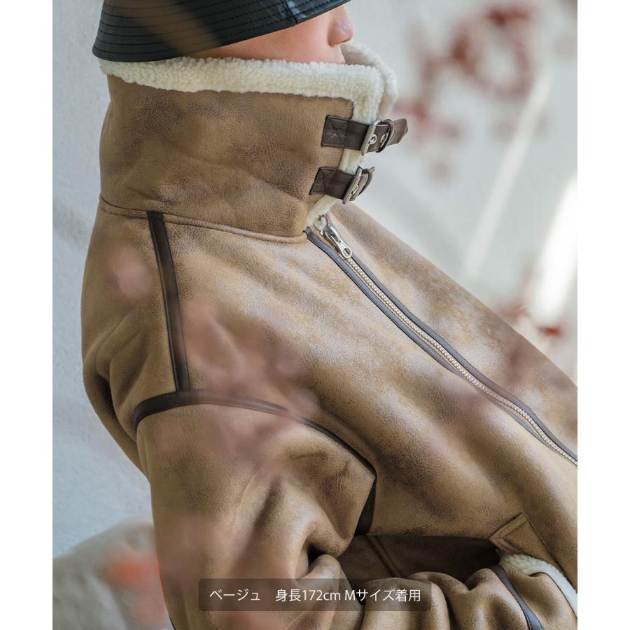 B-3 Lサイズ ミリタリー リアルムートン フライトジャケット 41272.jpg