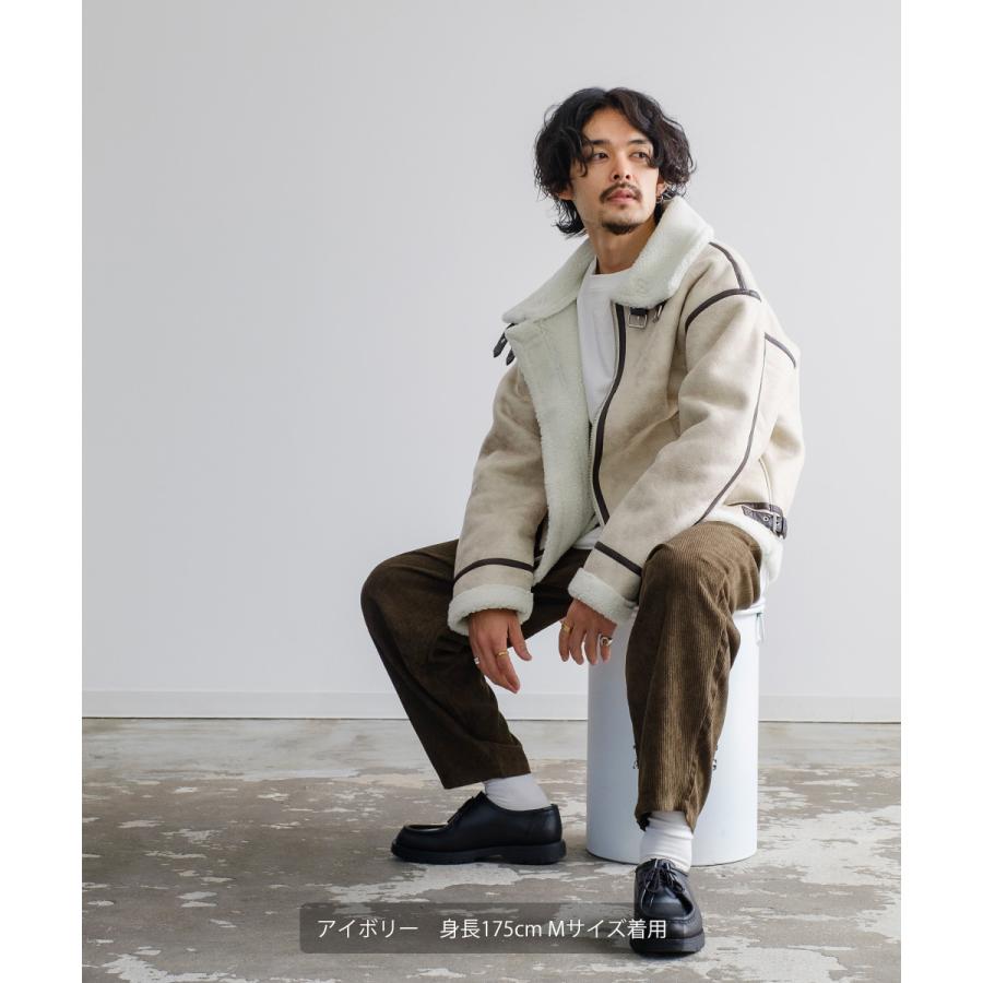 improves ムートンB-3フライトジャケット メンズ フェイク improves ムートンB-3フライトジャケット メンズ フェイク
