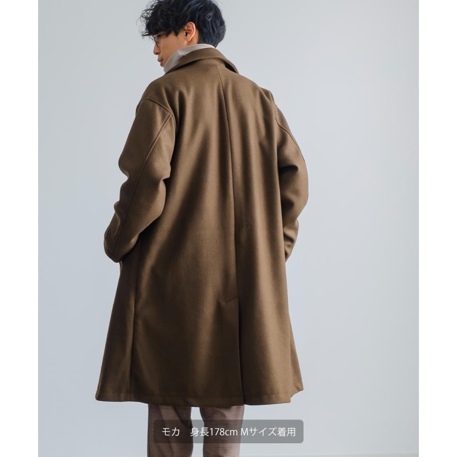 improves ウールライク メルトン チェスターコート メンズ チェスター