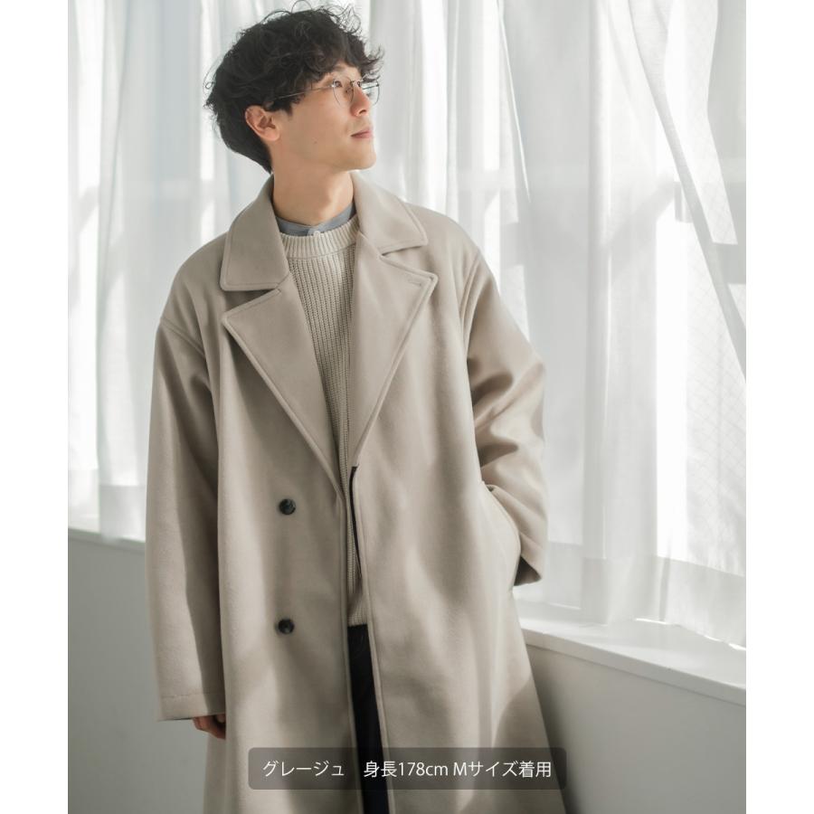 improves（インプローブス） ウールライク メルトン チェスターコート
