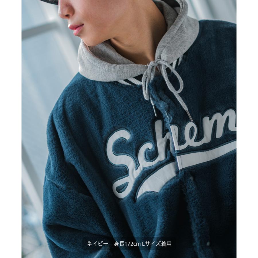 improves ロゴ刺繍ファースタジャン メンズ ファージャケット