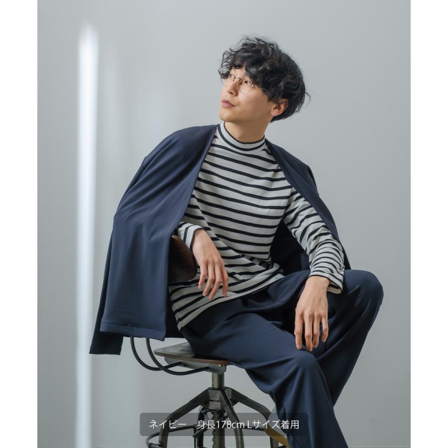 UNITED TOKYO ジョーゼットノーカラージャケット ネイビー タイムセール：9月1日（月）午前9時30分迄】ジョーゼット