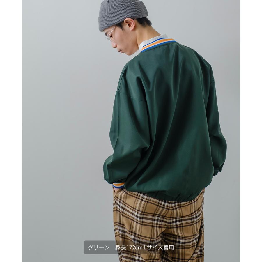 カレッジロゴ プルオーバー メンズ レディース Vネック ロンT 長袖 Tシャツ カットソー ビッグシルエット オーバーサイズ 大きいサイズ ゆったり 古着系 | improves | 08