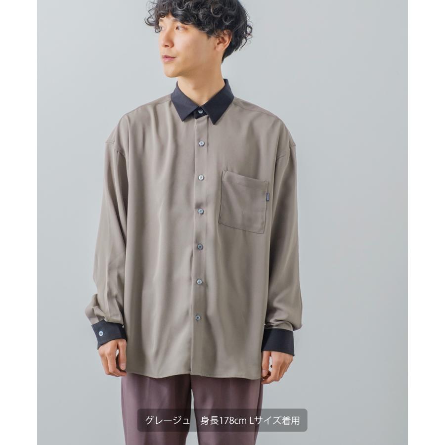 improves（インプローブス） ナチュラルストレッチ クレリックシャツ