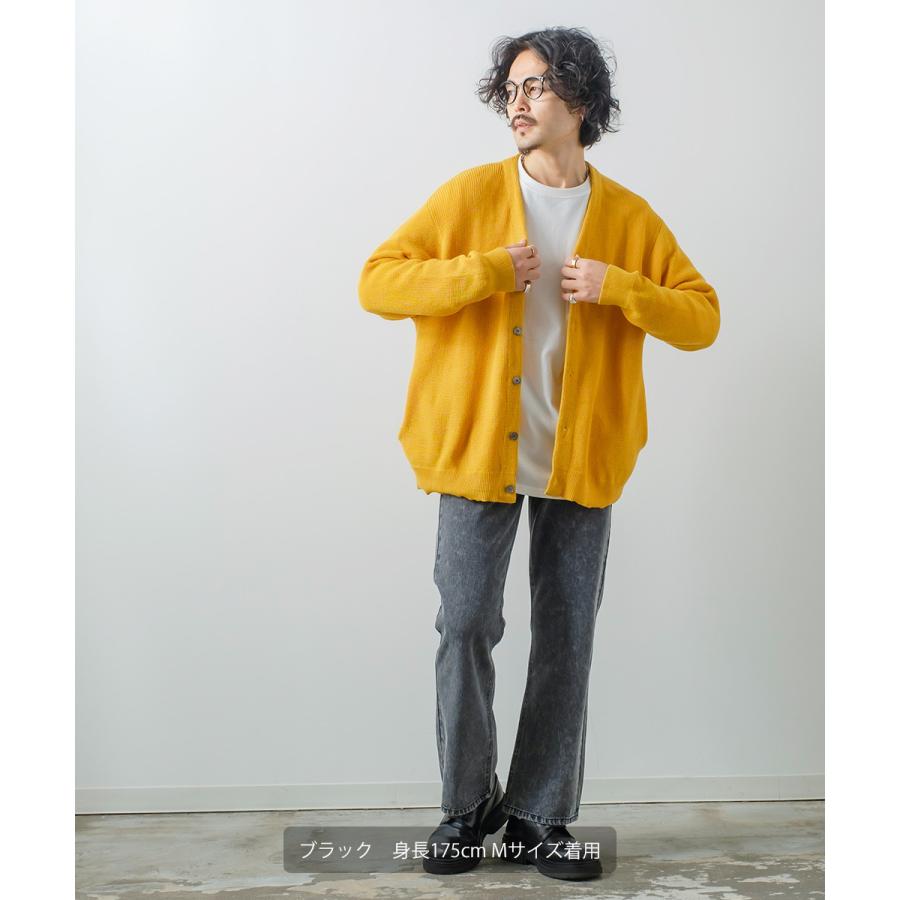 improves（インプローブス） フレアカット ケミカルウォッシュ デニム