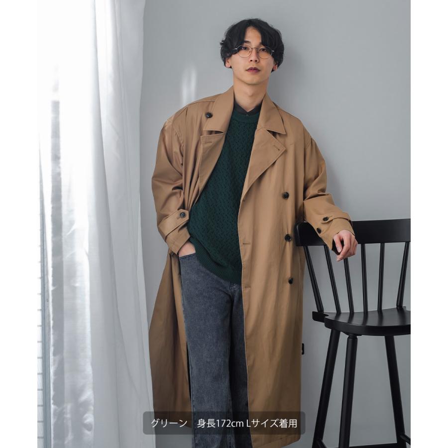 ニット ベスト メンズ オーバーサイズ 透かし編み クルーネック 丸首 ビッグシルエット 大きいサイズ ゆったり きれいめ 韓国ファッション 古着系 | improves | 17