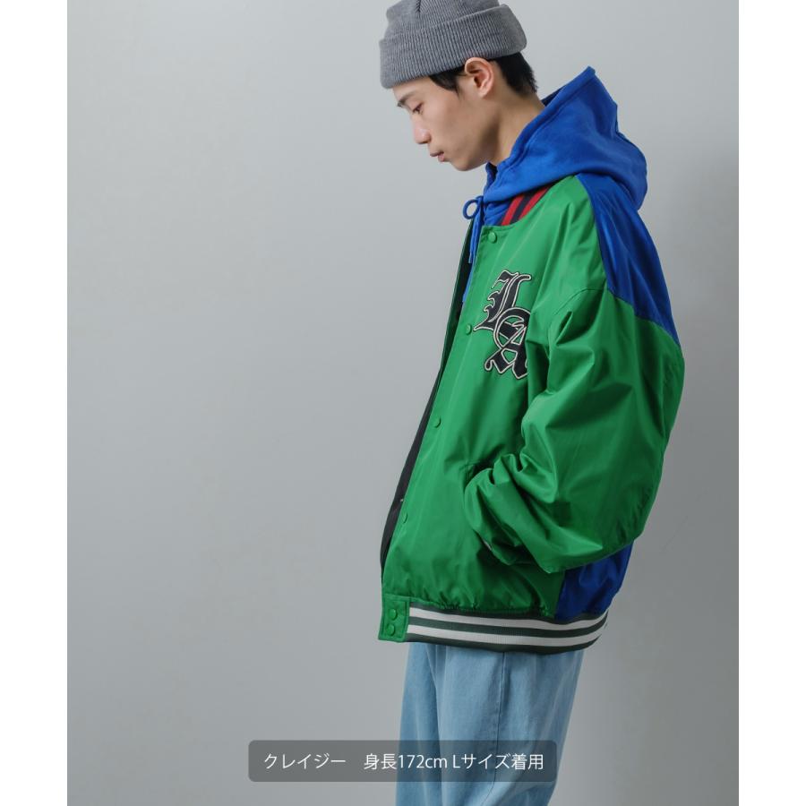 improves（インプローブス） カレッジロゴ ナイロン スタジャン メンズ